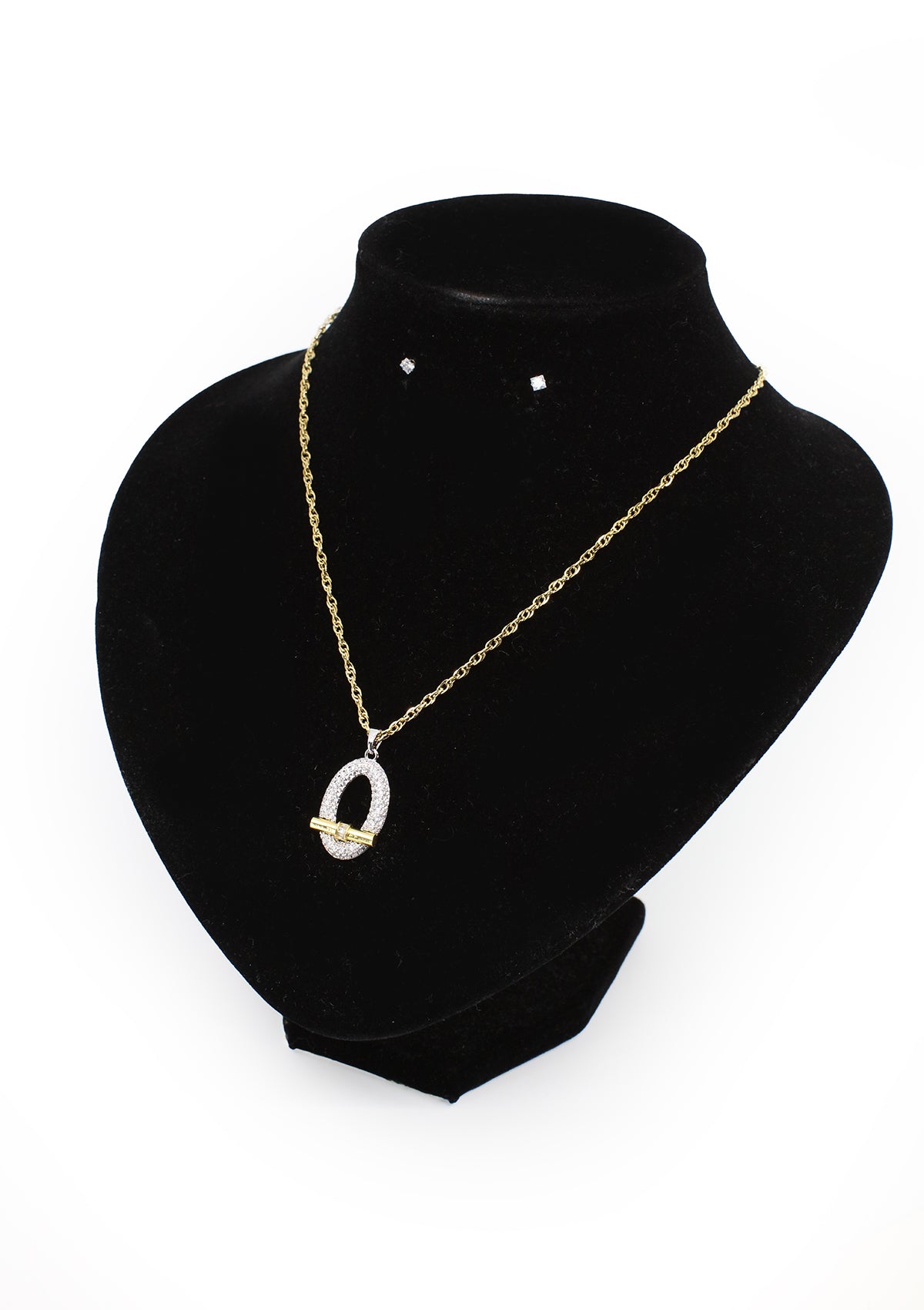 TR-1367-A Gold/Silver Set Cadena & Pantalla