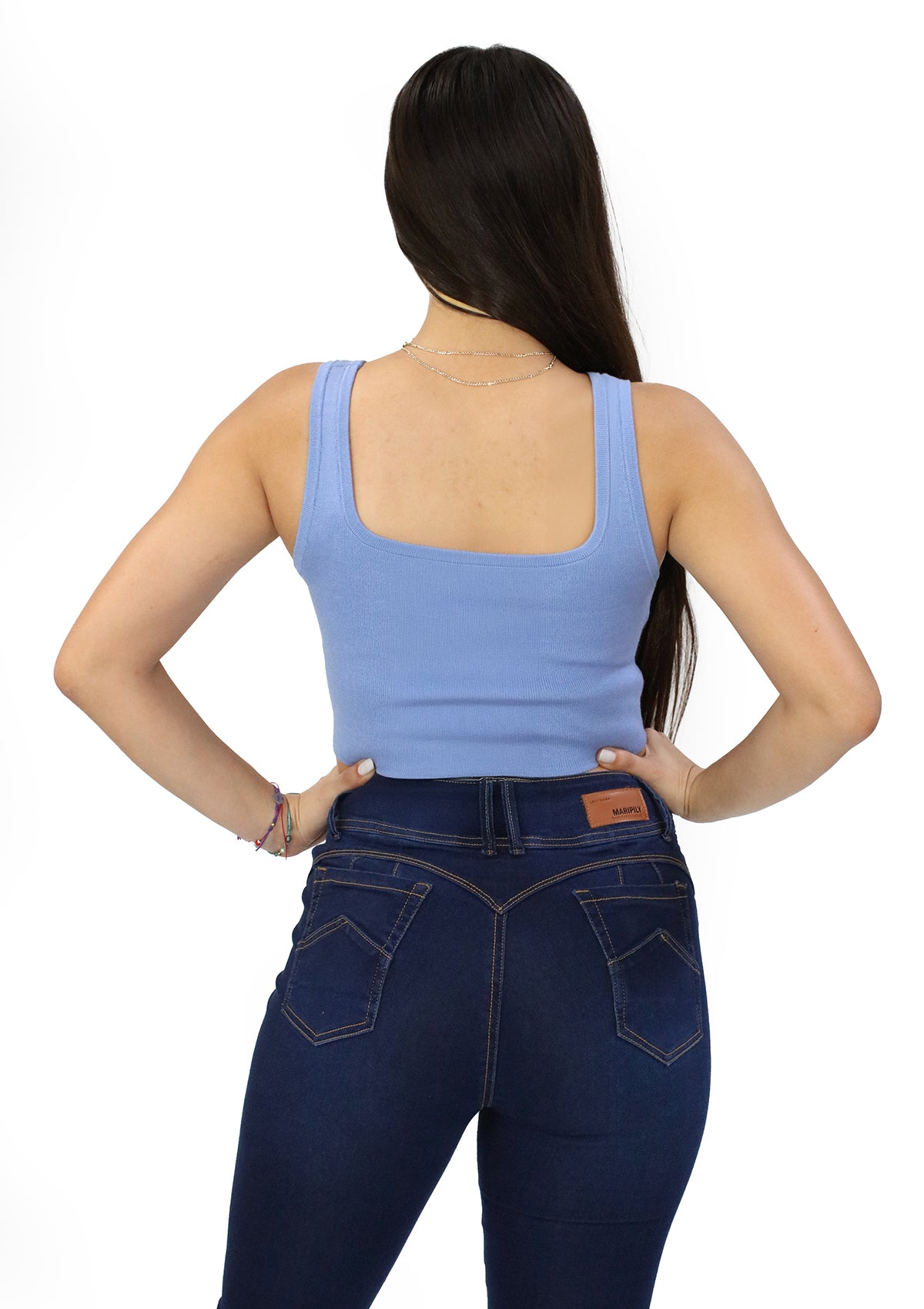VJ-12W-2999N Blue Blusa de Mujer