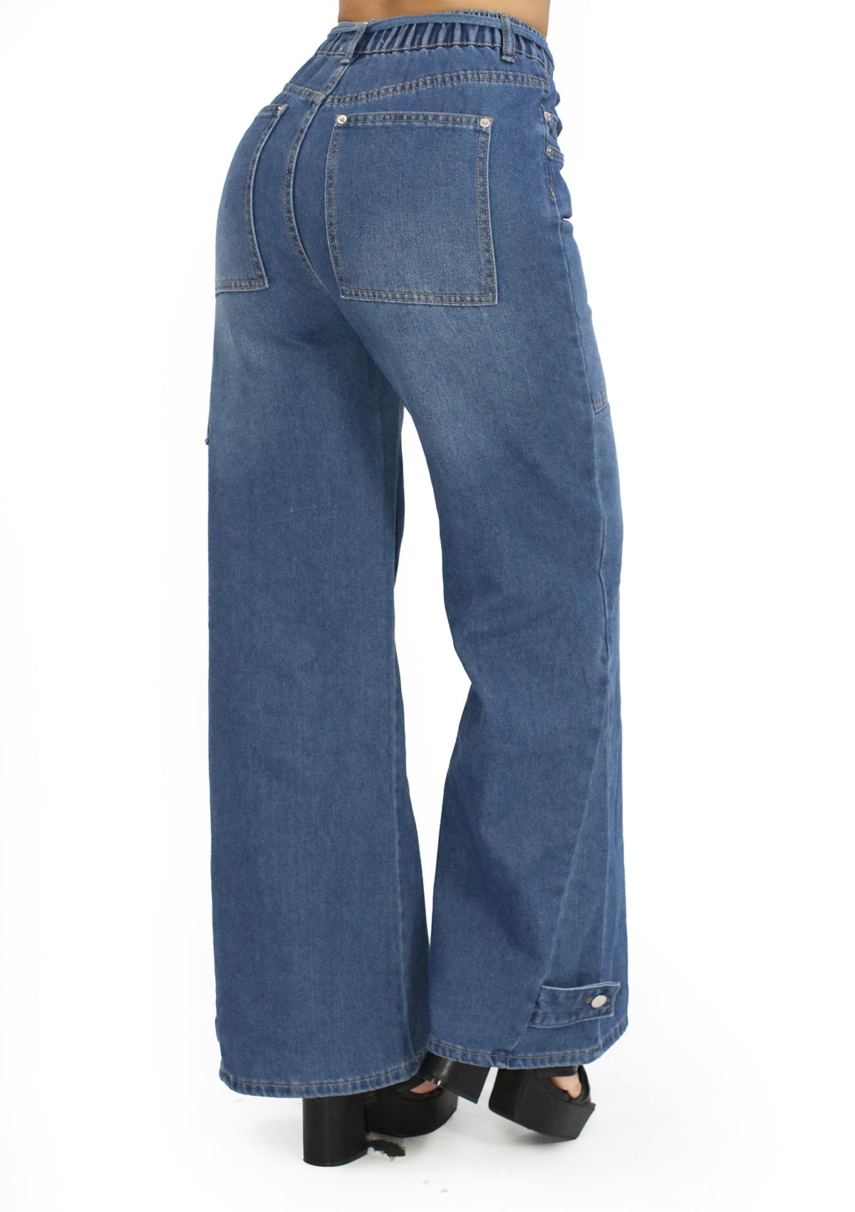 VJ-P-90042 Medium Denim Jeans de Mujer