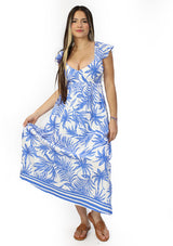 VJ-ND-31633 Blue Mix Traje de Mujer