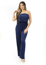 WR-2422R Navy Jumpsuit de Mujer