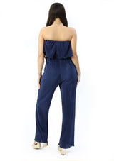 WR-2422R Navy Jumpsuit de Mujer