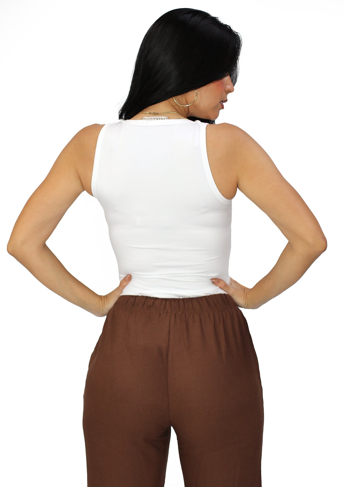 ZE-MB-9087A White Bodysuits de Mujer