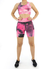 BIDY0403 Tie Dye Set Deportivo con Compresión Anticelulitis para Mujer - Pompis Stores