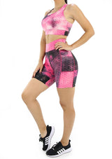 BIDY0403 Tie Dye Set Deportivo con Compresión Anticelulitis para Mujer - Pompis Stores