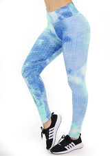 BIS101 Tie Dye Leggins con Compresión Anticelulitis para Mujer - Pompis Stores