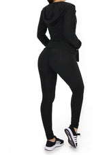 BIZIP01 Black 3pcs Deportivo con Compresión Anticelulitis para Mujer - Pompis Stores