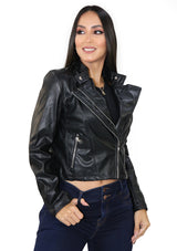 BL-BJ-07245 Black Jacket de Mujer