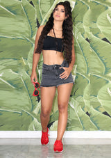 DBJ-1273 Denim Short Skirt by Dear Body