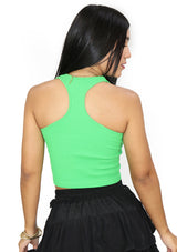 DY-323 Green Top Corto de Mujer