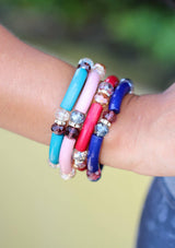 FAPULSERA03 Pulseras Elásticas Fantasía Fina - Pompis Stores