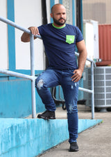 1927 Destroyed Skinny Jeans Mens by HN