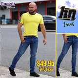1928 Distressed Skinny Jeans Mens by HN