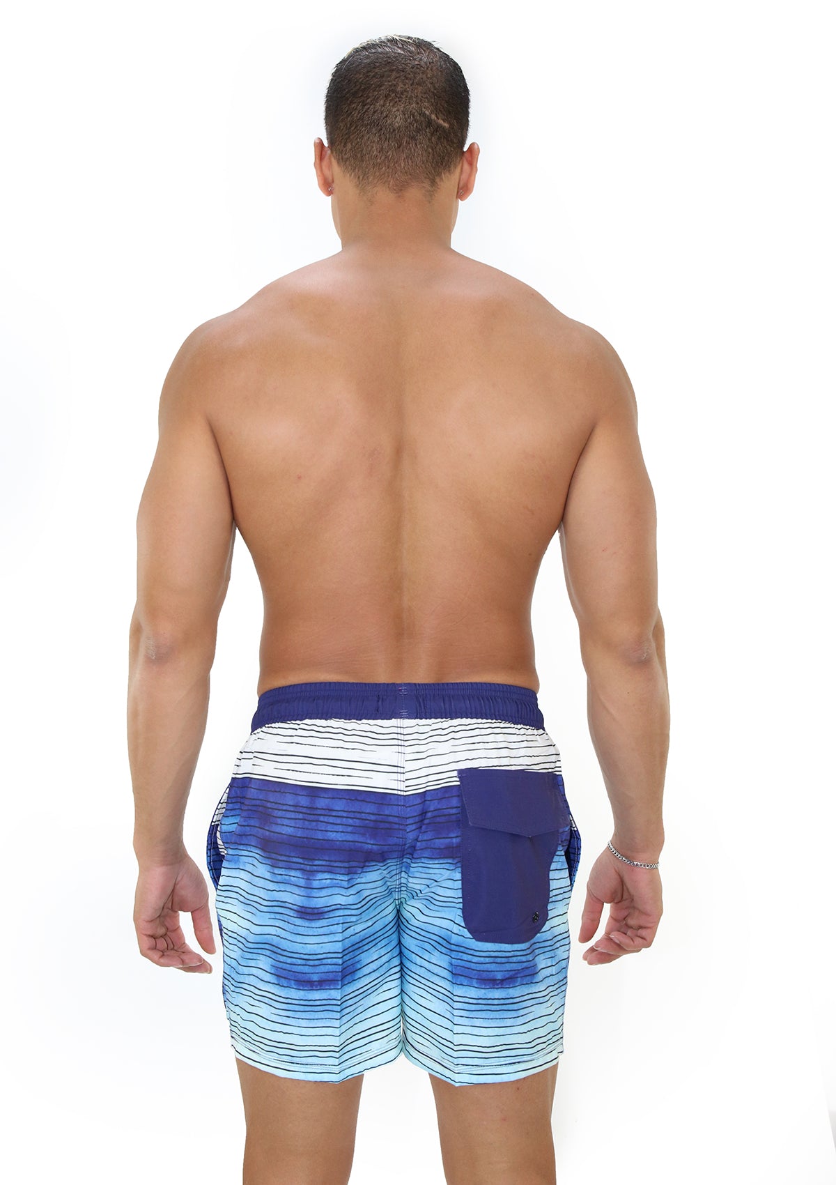 HN-4084-S Tie Dye Swimwear Men by HN