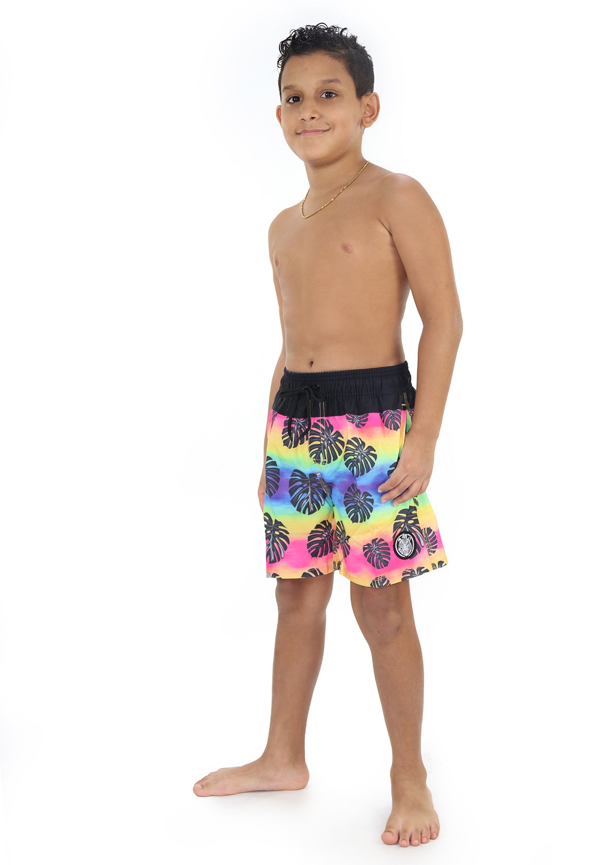 HN-4086-S Neon Multi Swimwear Boy by HN