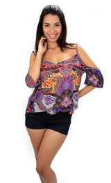 3693 Off Shoulder Blouse Trendy by Keila Hernández - Pompis Stores