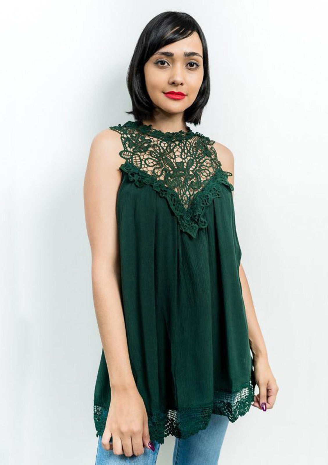 LC-4669 Green Blusa de Mujer by Lili Collection