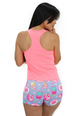 LMDF2031 Sweet Donut Pijamas Set De Mujer