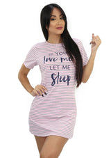 LMDF2040 If You Love Me Let Me Sleep Pijamas De Mujer
