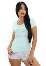 LMDF2056 Wake Up for What Pijamas Set De Mujer