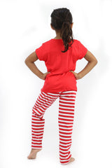 LMDF2085 HO HO Pijamas Set De Niña