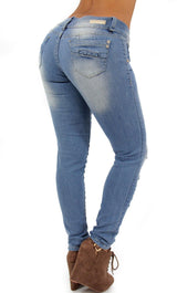 17453 Distressed Maripily Skinny Jean