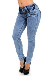 17468 Acid Wash Maripily Skinny Jean