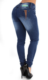 17496 Triple Button Maripily Skinny Jean