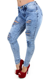 17609 Destroyed Maripily Skinny Jean