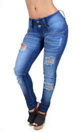 17643 Destroyed Maripily Skinny Jean
