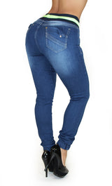 17693 Denim Jogger Pant Maripily Jean