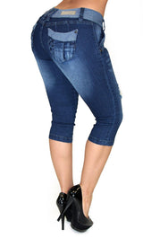 17723 Denim Capri Maripily Jean