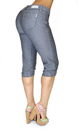 17730 Denim Capri Maripily Jean