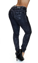 17738 Maripily Mineral Black Skinny Jean