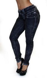 17738 Maripily Mineral Black Skinny Jean