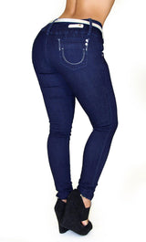 17774 Maripily Triple Button Skinny Jean