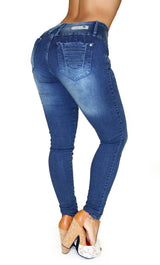 17775 Maripily Triple Button Skinny Jean