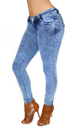 17856 Maripily Acid Wash Skinny Jean