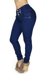 17860 Maripily Triple Button Skinny Jean