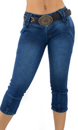 18121 Maripily Women’s Capri Denim Short