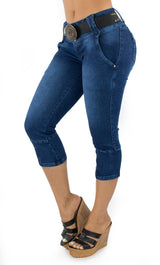 18121 Maripily Women’s Capri Denim Short