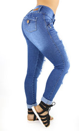 18129 Maripily Women's Destroyed Skinny Jean