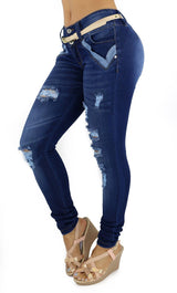 18164 Maripily Women's Destroyed Skinny Jean