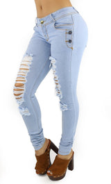 18167 Maripily Women's Destroyed Skinny Jean