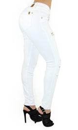 18407 Maripily Women's Destroyed Skinny Jean