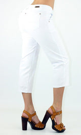 18487 Maripily Women's Butt Lifting Capri Jean