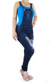 18826 Denim Jumpsuit Maripily Rivera