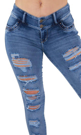 18897 Skinny Jeans Women Maripily Rivera