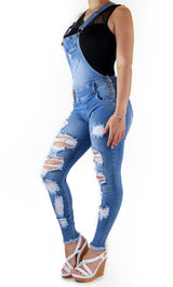 18906 Denim Short Jumpsuit Maripily Rivera