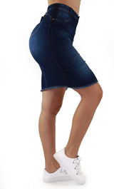 18918 Denim Skirt Women Maripily Rivera